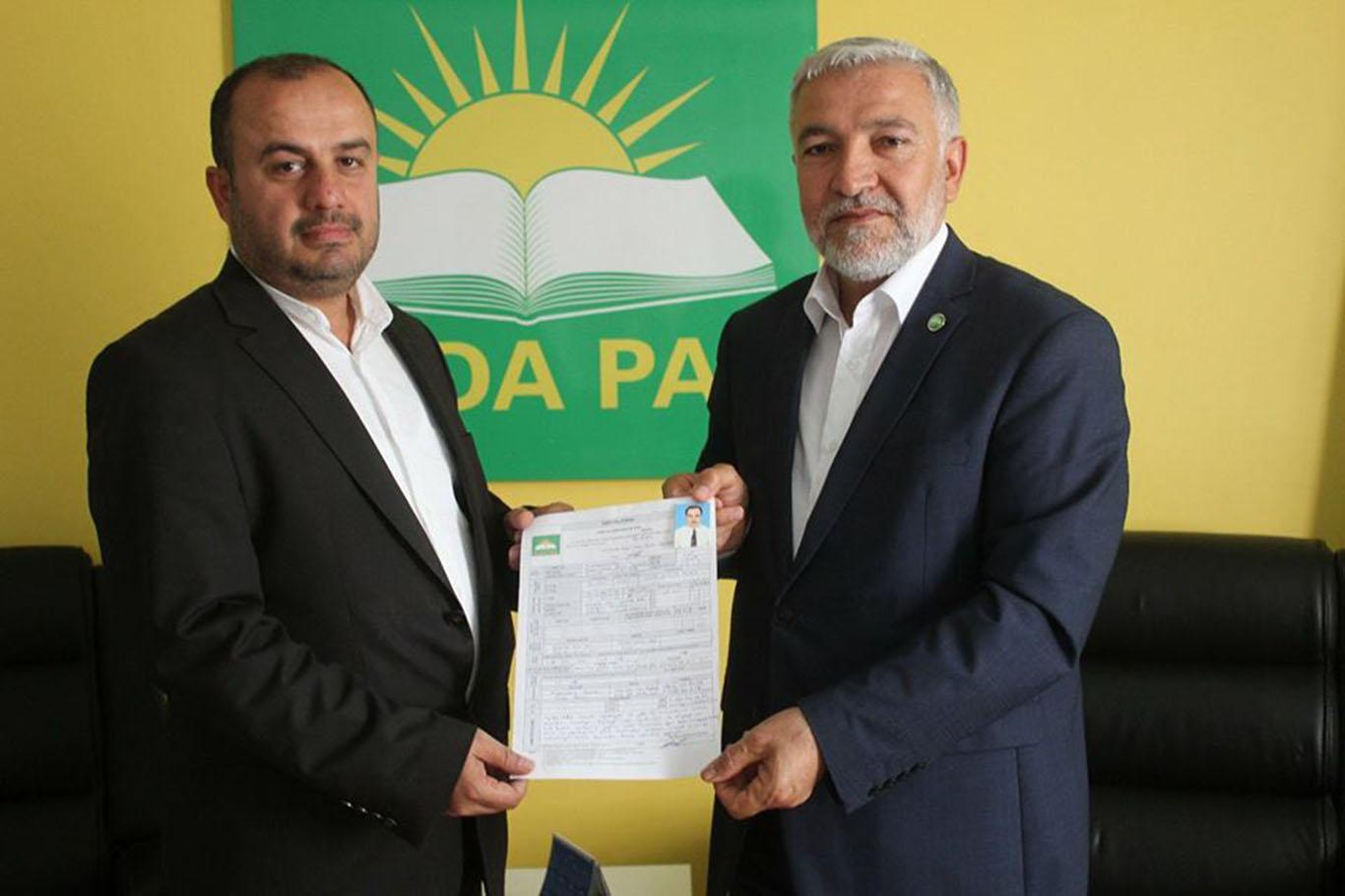 Gazeteci Uğurlu HÜDA PAR’dan aday adayı oldu Gazeteci Uğurlu HÜDA PAR’dan aday adayı oldu